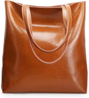 Leather Women Shoulder Bags Large Female Fashion Office Retro Bag Ladies Hand Big Bags for women