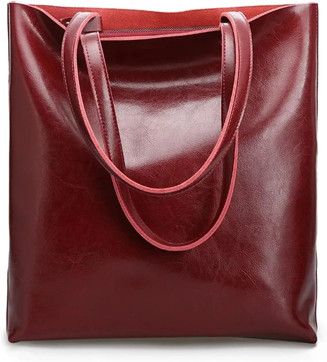 Leather Women Shoulder Bags Large Female Fashion Office Retro Bag Ladies Hand Big Bags for women
