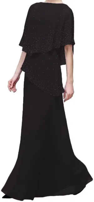 Long Mother of Bride Dresses Chiffon Wedding Guest Dress 2025 Formal Evening Gowns Elegant Mother of The Groom Dress