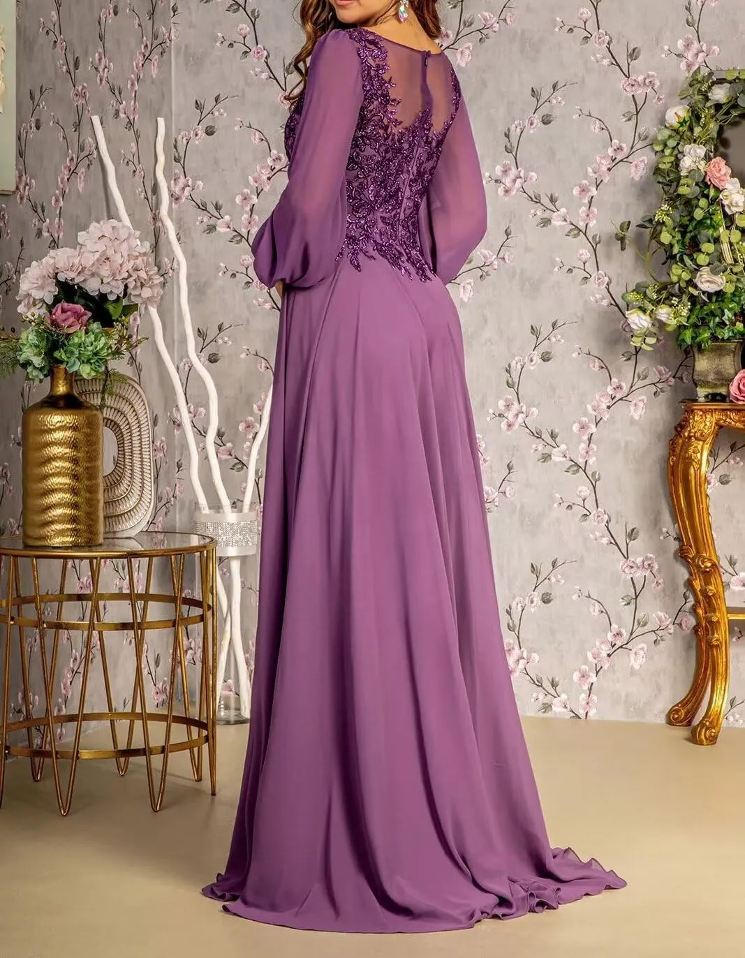 Mother of The Bride Dresses for Wedding Guest Dress Long Sleeves 2024 Fall Formal Evening Gowns for Women