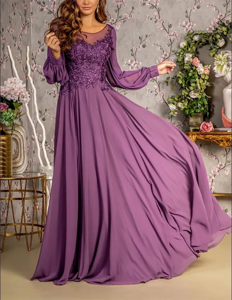 Mother of The Bride Dresses for Wedding Guest Dress Long Sleeves 2024 Fall Formal Evening Gowns for Women