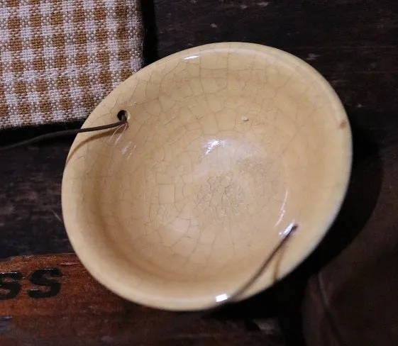 Out of Balance Scale Yelloware Bowls Gathering ~Reflects the Times~