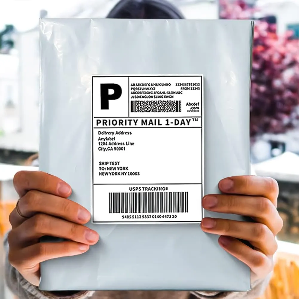 POLYSELLS Poly Mailers Shipping Envelopes, Strong Adhesive Sealing, Waterproof, and Tear-resistant Postal Mailing Bags for Clothing, Books, and Accessories (White, 14.5x19 Inch, 100 pcs)