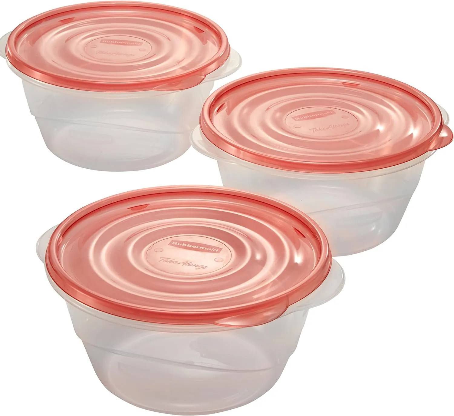 Rubbermaid TakeAlongs Food Storage Containers – 6.2 Cup – 3-Pk.