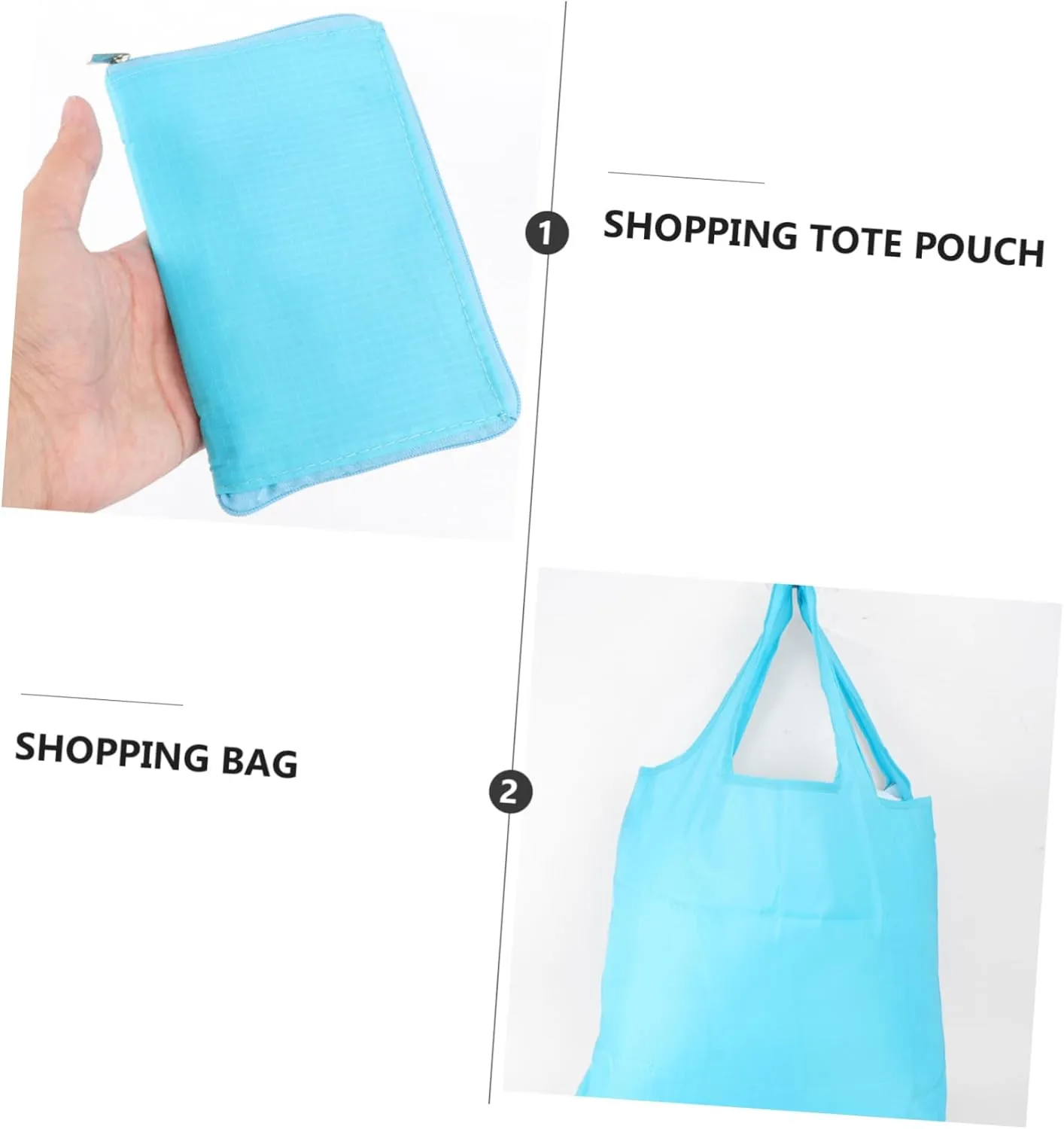 Shopping Bag Supermarket Storage Bags Plain Portable with Reusable Shopping Tote Bag Tote Pouch Cotton