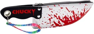 Spirit Halloween Chucky Officially Licenced Costume Prop Accessories Knife Clutch Wristlet Cosplay (16 Inch Clutch) Multi