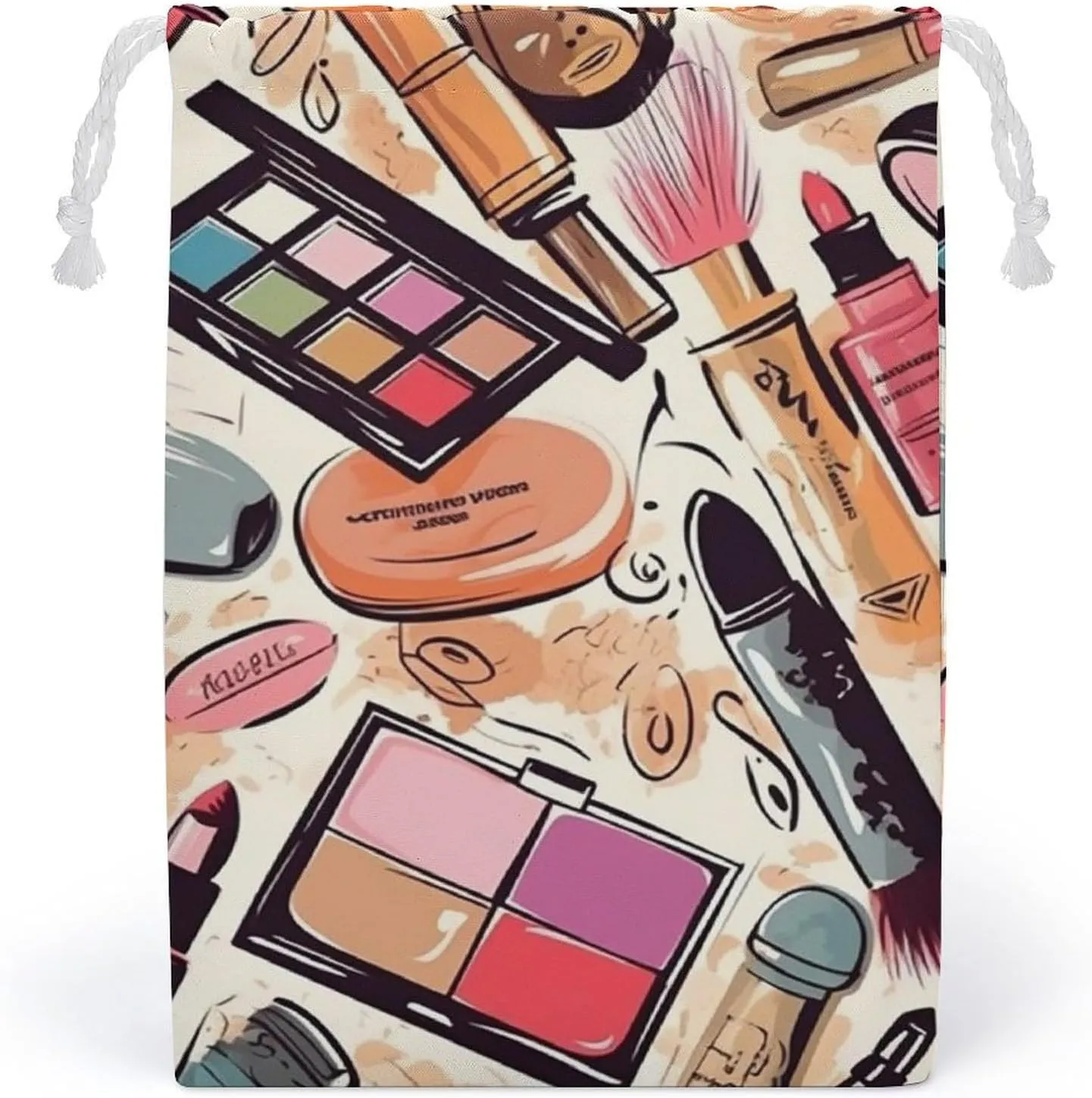 Storage Bags Makeup Bag Toy Bag Reusable Bags Toiletry Makeup Theme Pattern Printed Organizer Multi Purpose Foldable Ditty Bag Travel Pouch