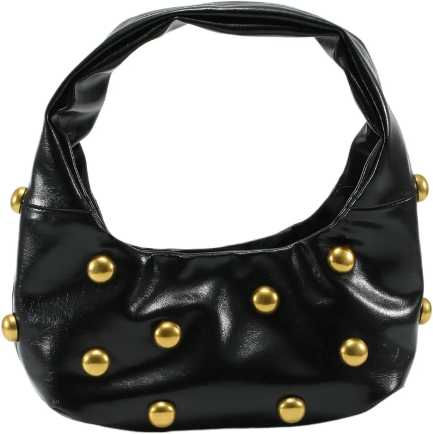 Studded Purse Y2k Shoulder Bag 90s Punk Designer Handbags 2000s Vegan Leather Shoulder Purse Streetwear