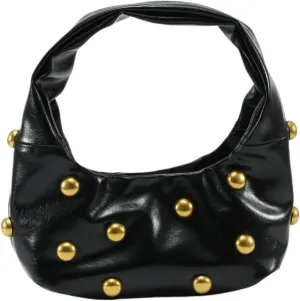Studded Purse Y2k Shoulder Bag 90s Punk Designer Handbags 2000s Vegan Leather Shoulder Purse Streetwear