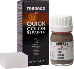 Tarrago Quick Color Dye Leather and Canvas Repair - 25 ml Leather Shoe Dye for Dyeing of Leather Footwear, Bags, Shoes, Jackets, Purses & More - Gabardine #123