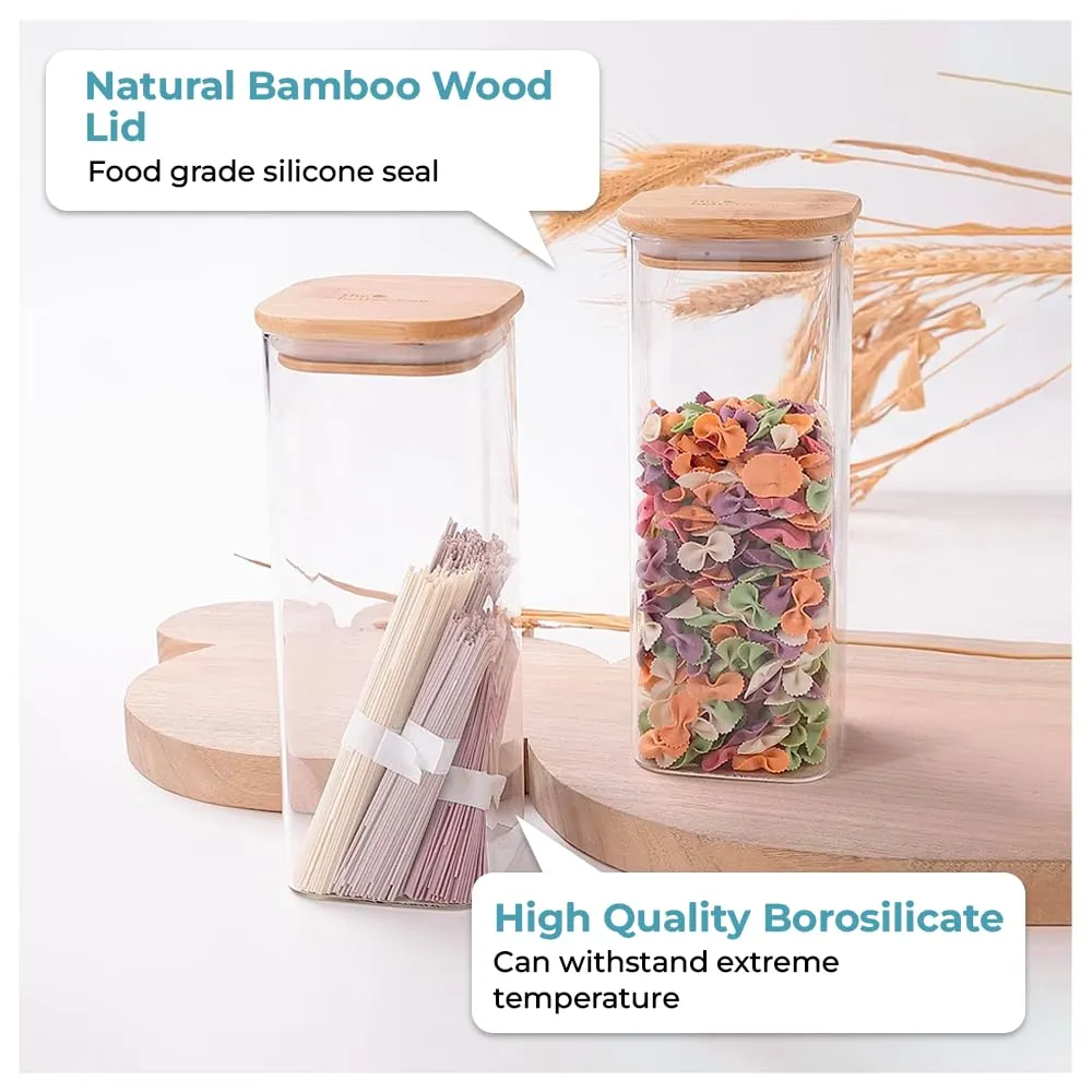The Better Home Borosilicate Rectangular Glass Jar