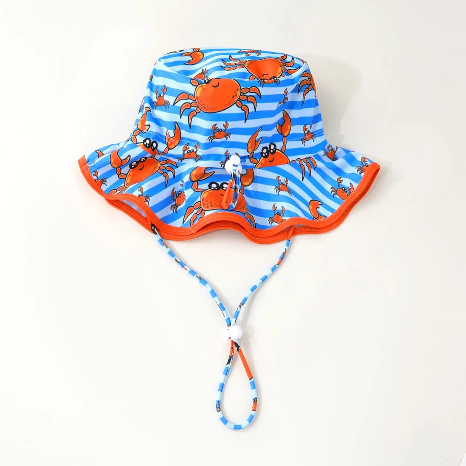 Toddler Baby Boy Swimwear Long Sleeve Rashguard Swimsuit with Sun Hat Cartoon Animal Bathing Suit