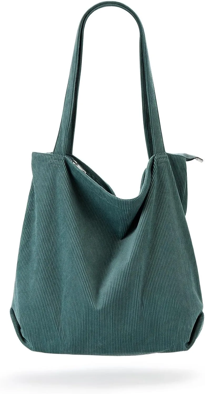 Tote Bag For Women Corduroy Shoulder Bags Travel Large Handbags Woman Satchel Hand Bag For Shopping Travel Essential