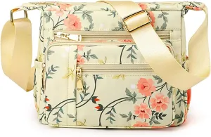 Tote Bag For Women Floral Shoulder Handbag Roomy Multiple Pockets Bag For Ladies Crossbody Purse Fashion Cross Body Bags F