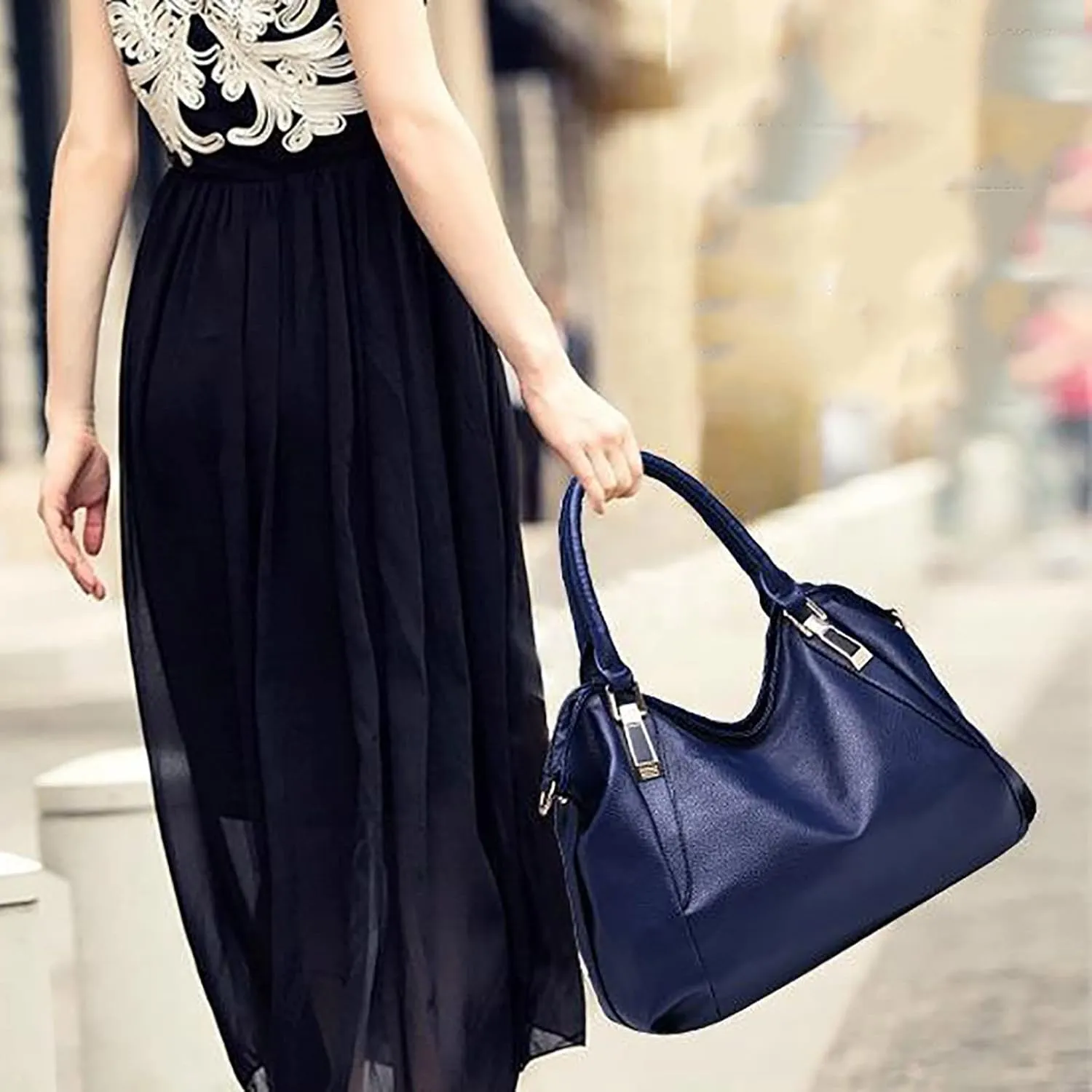 Tote Bag For Women Shoulder Handbag For Ladies Roomy Multiple Pockets Bag Women Crossbody Purse Fashion Tote Bags E