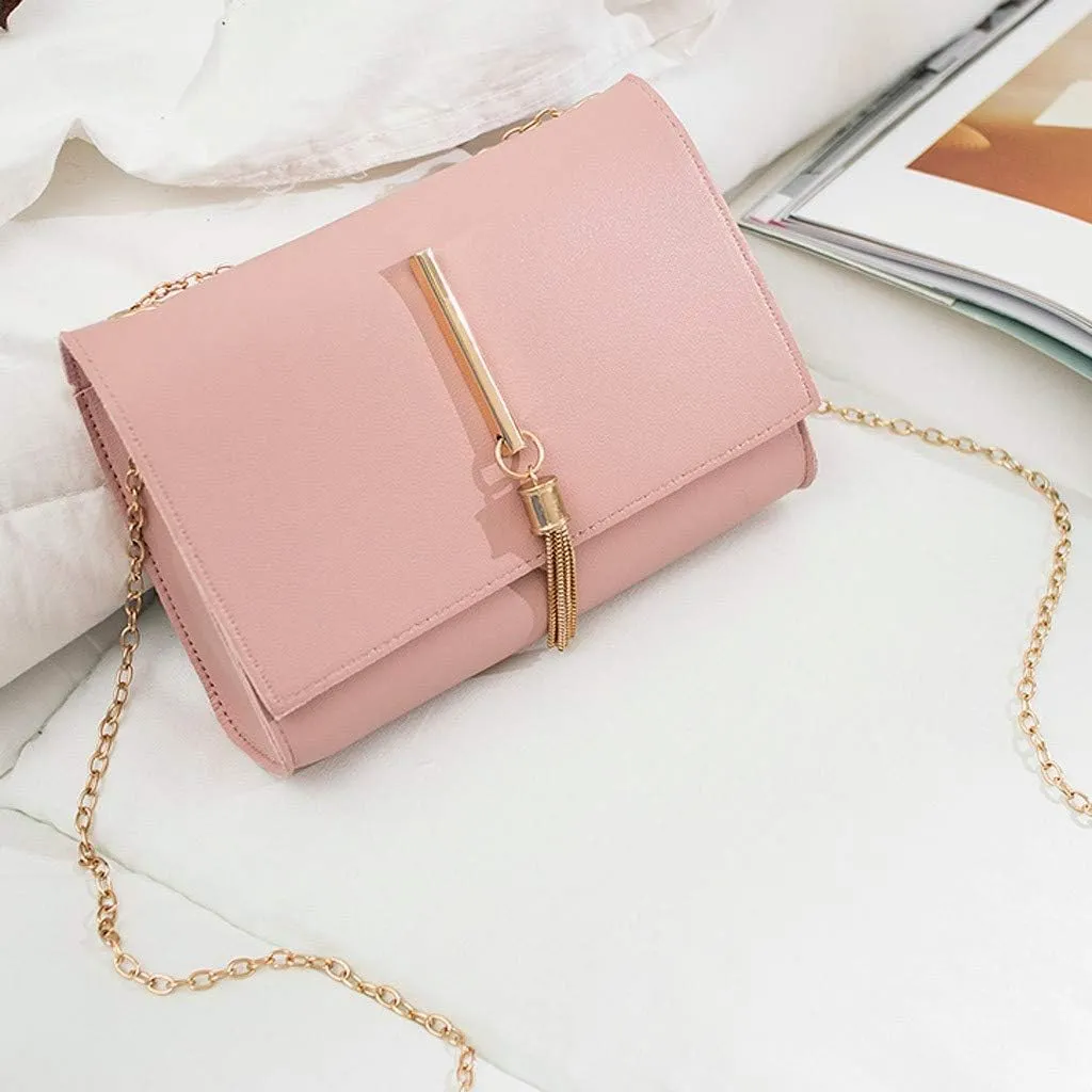 Tote Bag For Women Tassel Mobile Shoulders Handbags Package Fashion Lady Letter Messenger Purse Phone Crossbody Bags X