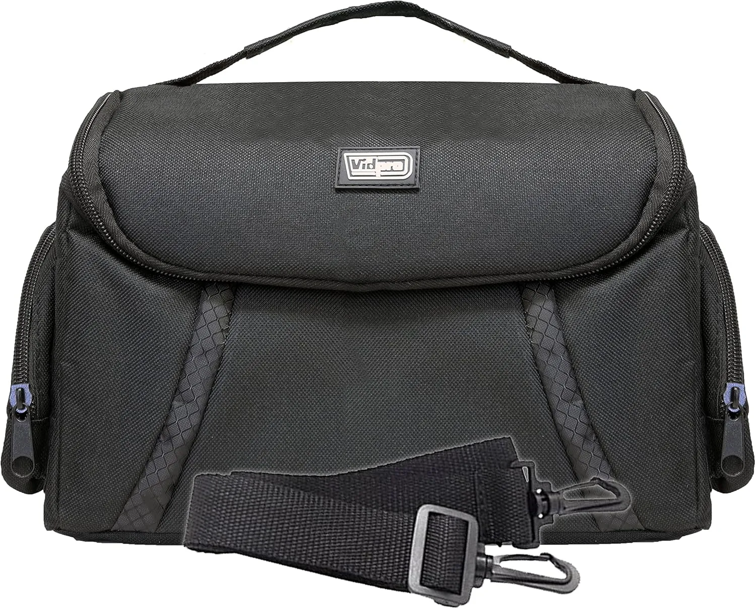 VidPro CR-350 Medium Gadget Bag for DSLR Camcorders and Video Cameras Holds 1-2 Camera Bodies and 2 additional Lenses Flashes or Other Accessories with Configurable Dividers