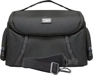 VidPro CR-350 Medium Gadget Bag for DSLR Camcorders and Video Cameras Holds 1-2 Camera Bodies and 2 additional Lenses Flashes or Other Accessories with Configurable Dividers