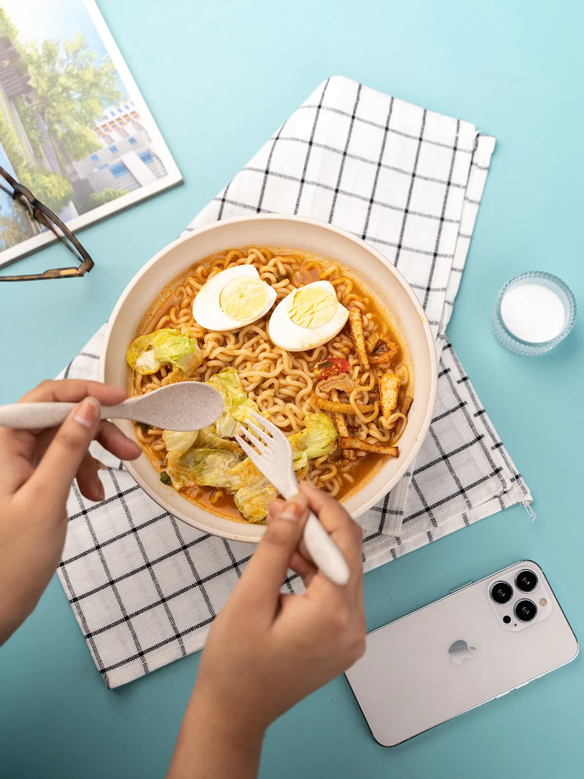 Wheat Straw Ramen Bowls Set Of Two