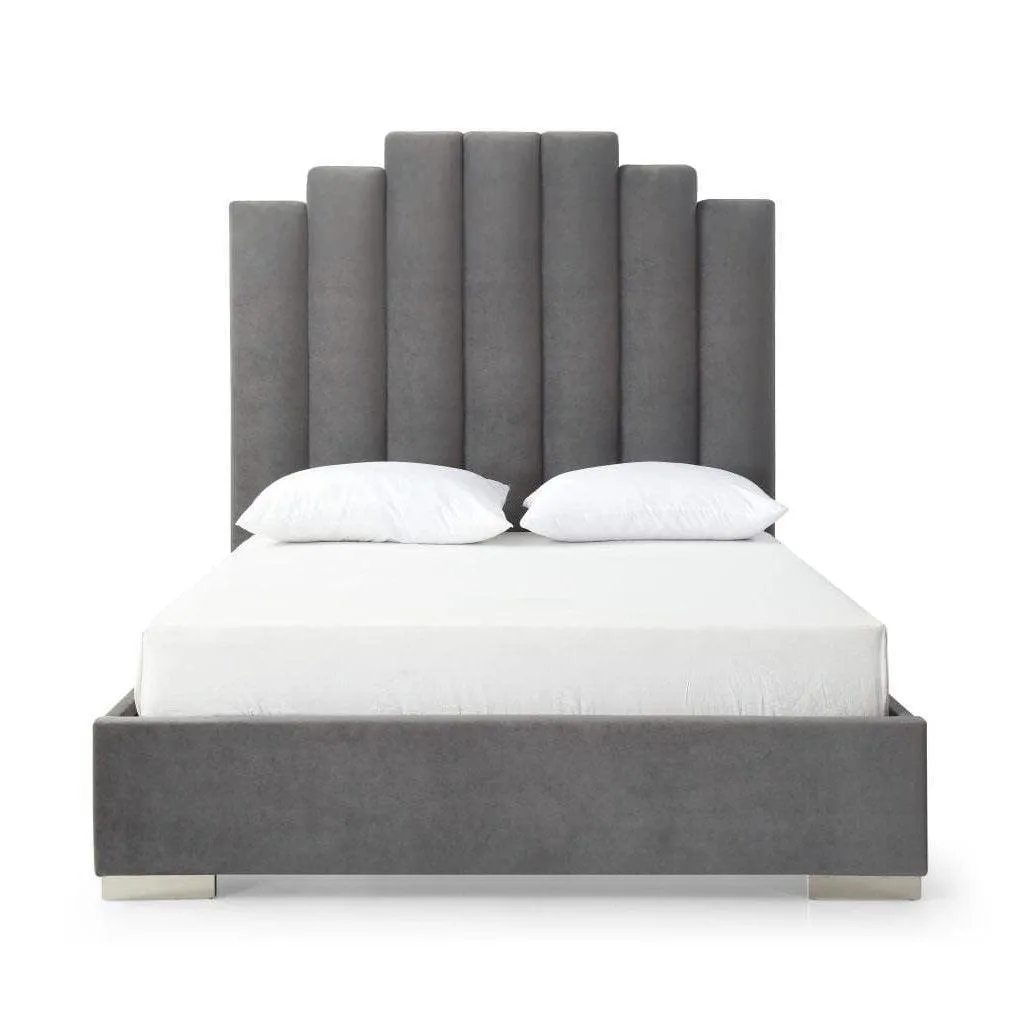 Whiteline Jordan Queen Bed with USB