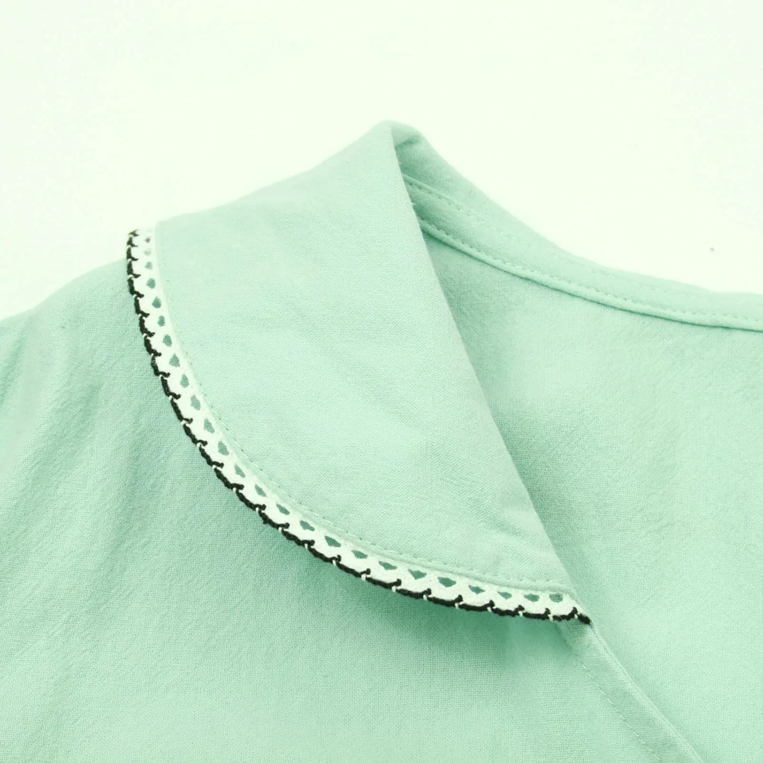Women Korean Style Dresses Lace-Up Waist-Defined Henley Shirt Midi Dress Summer Half Sleeve Trendy A-Line Dress