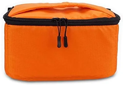 YMJ Camera Accessories Water-Resistant DSLR Padded Insert Case Waterproof Zipper Removable Partition Camera Bags(Black)