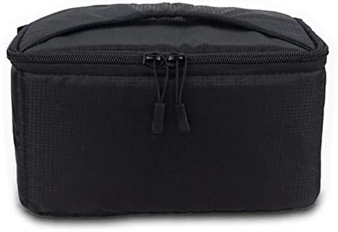 YMJ Camera Accessories Water-Resistant DSLR Padded Insert Case Waterproof Zipper Removable Partition Camera Bags(Black)